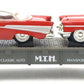 MTH 30-7610 O Gauge MTH Lines Flat Car with 2 Red Ertl '57 Chevys EX