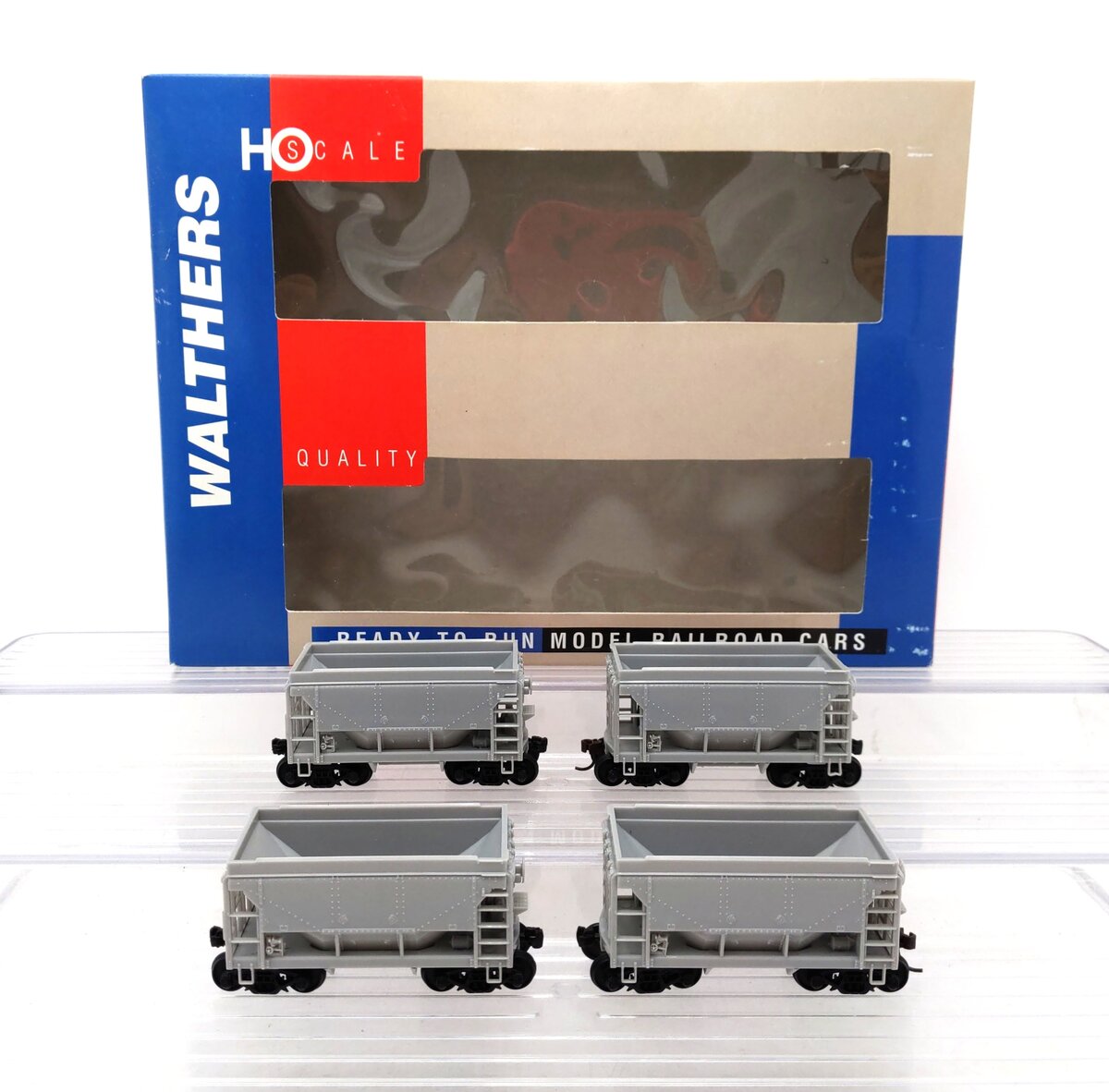 Walthers 932-4500 HO Undecorated Taconite Version Ore Cars (Pack of 4) LN/Box