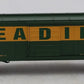 MTH 30-71239 O Gauge Reading Operating Boxcar w/Signal Man #18465 EX/Box