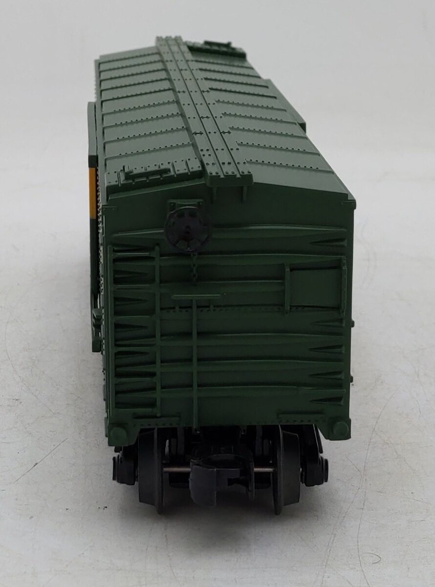 MTH 30-71239 O Gauge Reading Operating Boxcar w/Signal Man #18465 EX/Box