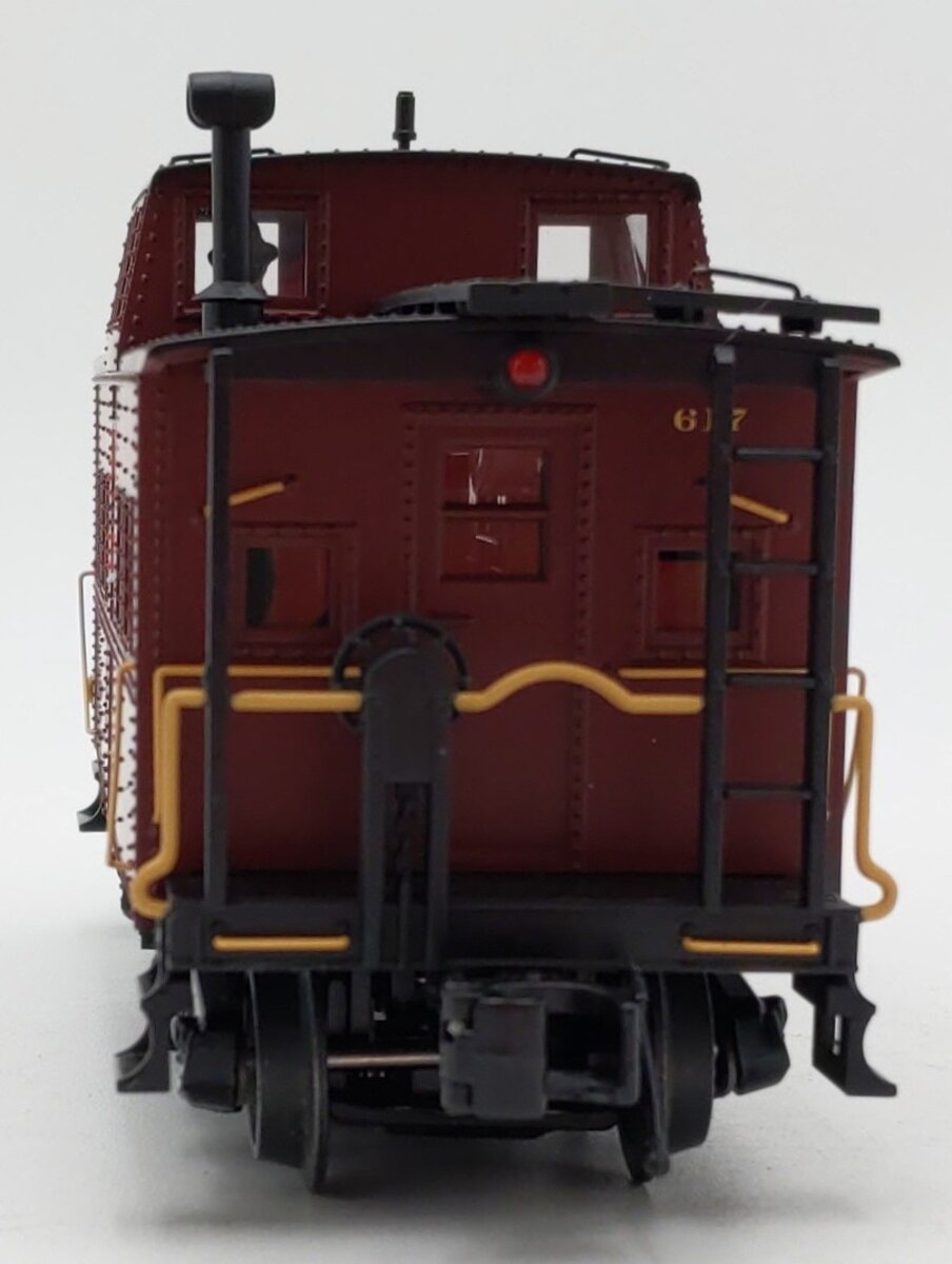 MTH 20-91725 O Chicago Great Western Center Cupola Steel Caboose #617 LN/Box