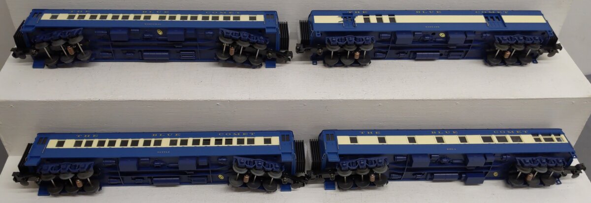 MTH 30-69363 O Gauge RailKing Jersey Central 4-Car 60’ Madison Passenger Set NIB