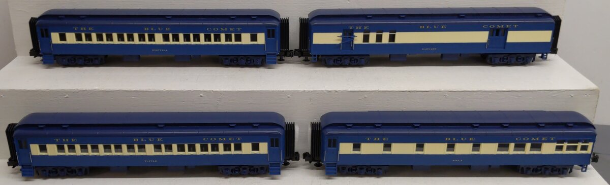 MTH 30-69363 O Gauge RailKing Jersey Central 4-Car 60’ Madison Passenger Set NIB