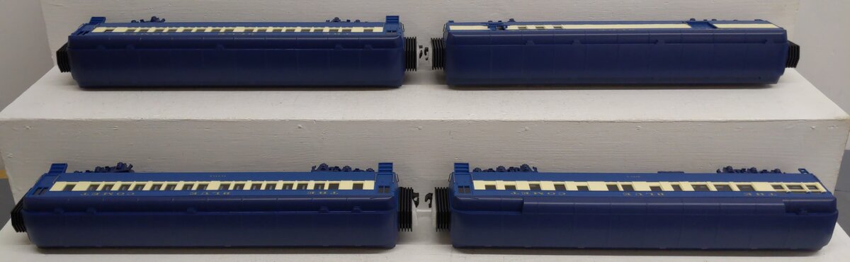 MTH 30-69363 O Gauge RailKing Jersey Central 4-Car 60’ Madison Passenger Set NIB