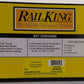 MTH 30-69363 O Gauge RailKing Jersey Central 4-Car 60’ Madison Passenger Set NIB