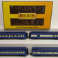 MTH 30-69363 O Gauge RailKing Jersey Central 4-Car 60’ Madison Passenger Set NIB