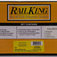 MTH 30-69363 O Gauge RailKing Jersey Central 4-Car 60’ Madison Passenger Set NIB