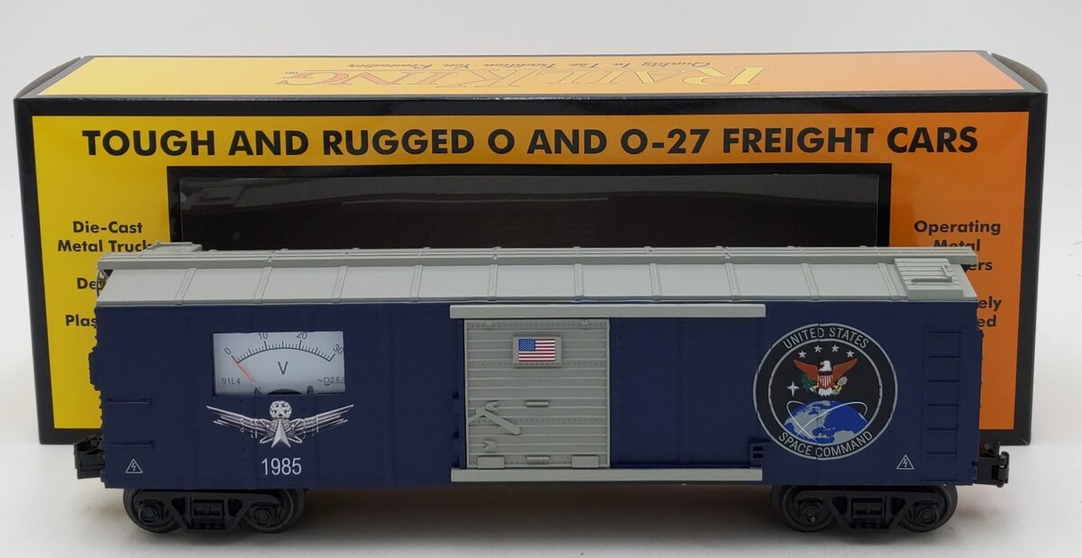 MTH 30-71267 O Gauge Space Command Box Car w/Power Meter #1985 LN/Box