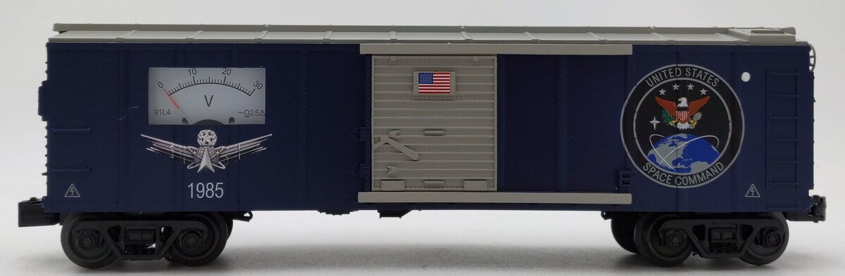 MTH 30-71267 O Gauge Space Command Box Car w/Power Meter #1985 LN/Box