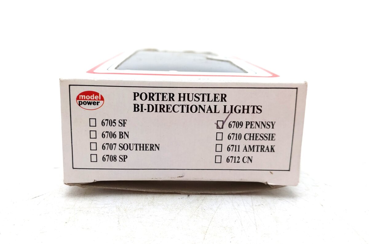 Model Power 6709 HO Scale PRR Porter Hustler Bi-Directional Lights LN/Box