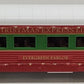 MTH 30-68308 Christmas Express Lines Evergreen Parlor Coach Car w/ LED Lights LN/Box