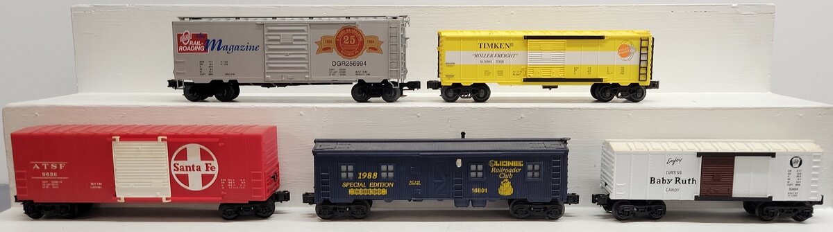 Atlas and Other O Gauge Assorted Freight Cars [5] VG