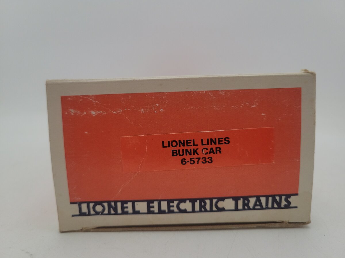 Lionel 6-5733 O Gauge Lionel Lines Illuminated Bunk Car #5733 EX/Box
