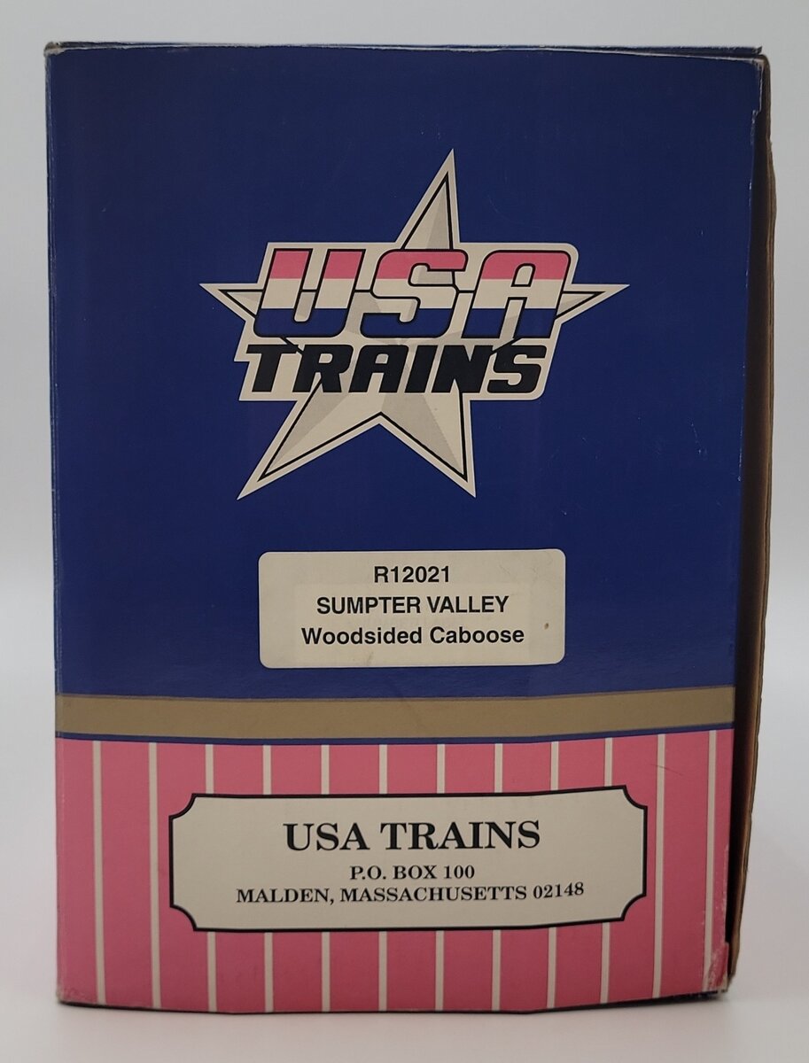 USA Trains R12021 G Scale Sumpter Valley Caboose #958 (Metal Wheels) EX/Box