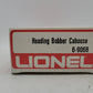 Lionel 6-9068 O Gauge Reading Bobber Caboose EX/Box