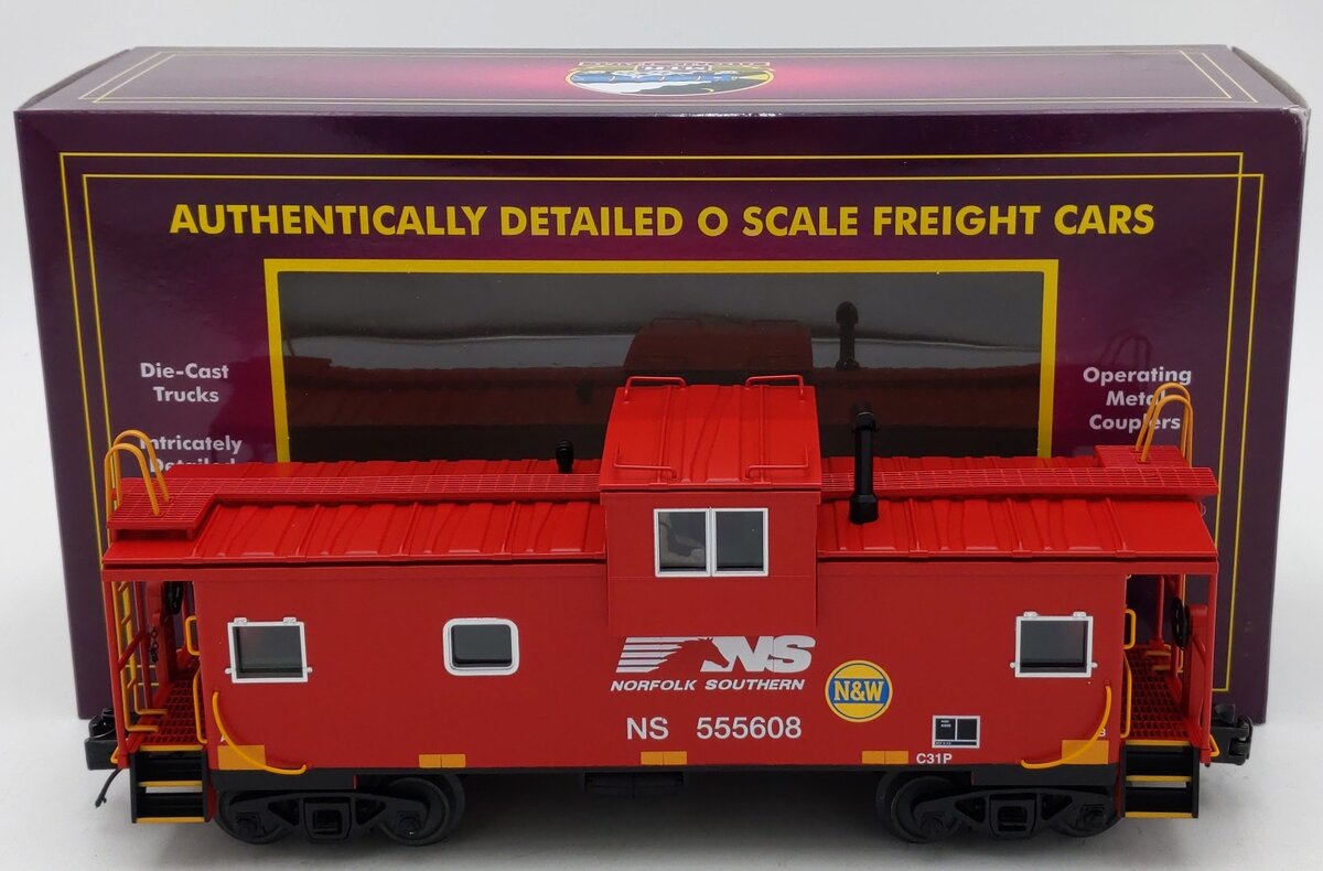 MTH 20-91835 O Gauge Norfolk Southern Extended Vision Caboose #555608 LN/Box