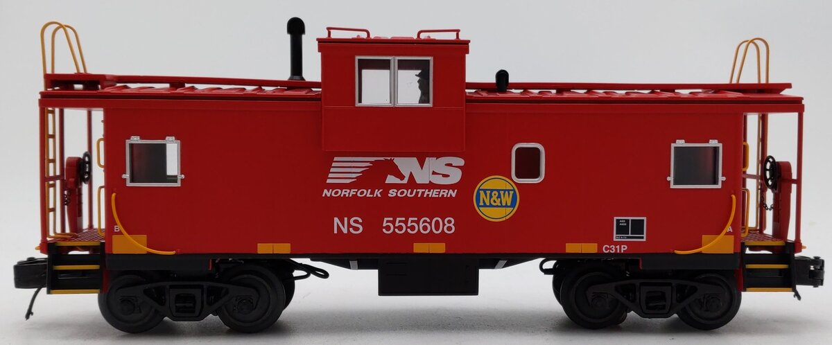 MTH 20-91835 O Gauge Norfolk Southern Extended Vision Caboose #555608 LN/Box