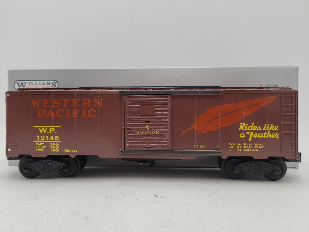 Williams 3260 O Scale Western Pacific Boxcar #19145 LN/Box