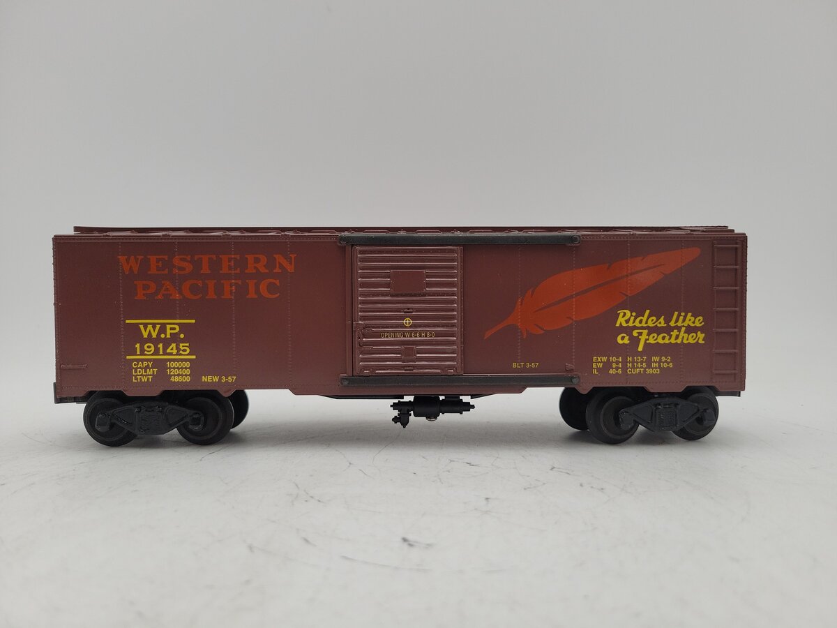 Williams 3260 O Scale Western Pacific Boxcar #19145 LN/Box