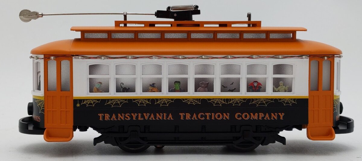 MTH 30-5253 O Transylvania Traction Co. Bump N-Go Trolley w/LED Lights #103125 LN/Box