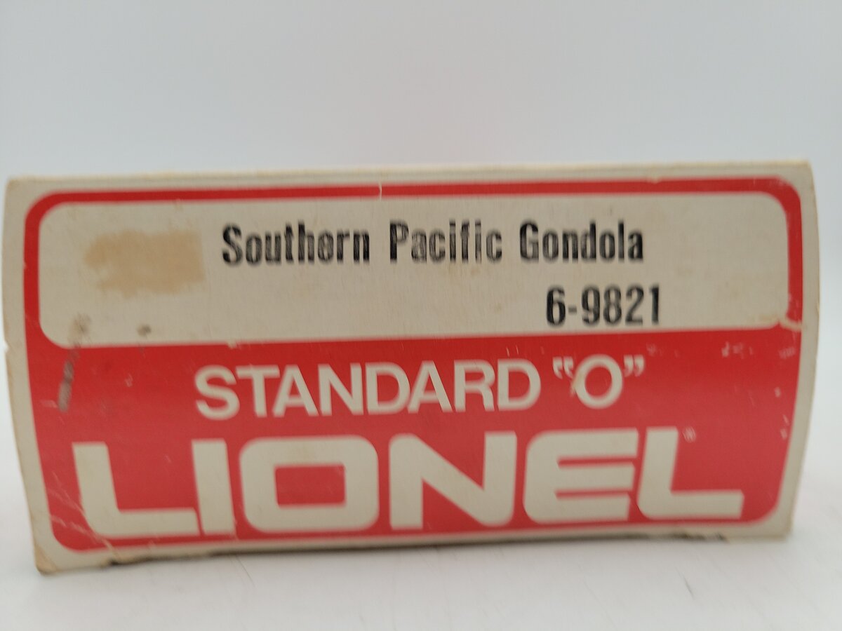 Lionel 6-9821 O Gauge Southern Pacific Gondola EX/Box
