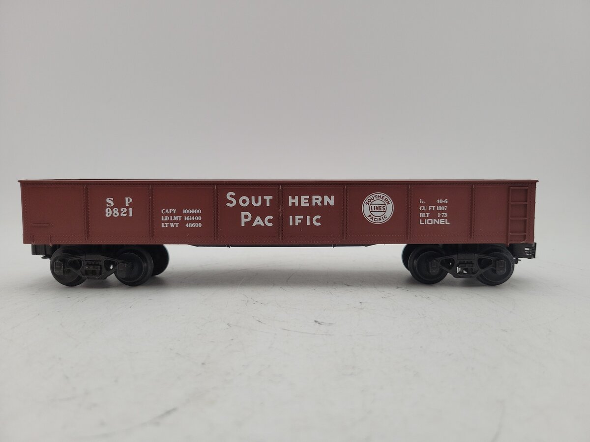 Lionel 6-9821 O Gauge Southern Pacific Gondola EX/Box