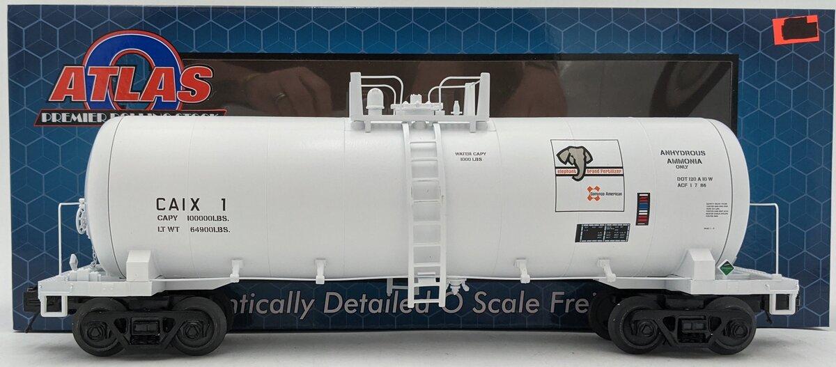 Atlas 3001872-1 O CAIX Elephant Fertilizer Tank Car #1 EX/Box
