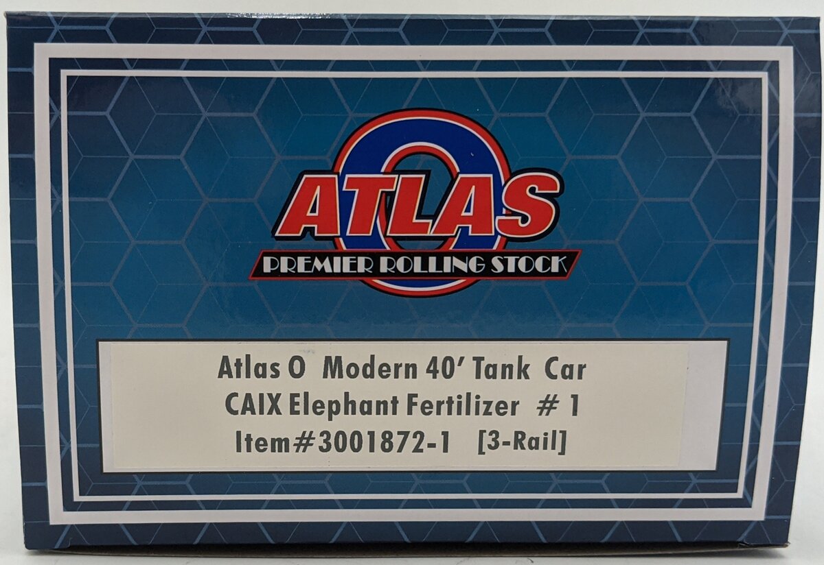 Atlas 3001872-1 O CAIX Elephant Fertilizer Tank Car #1 EX/Box