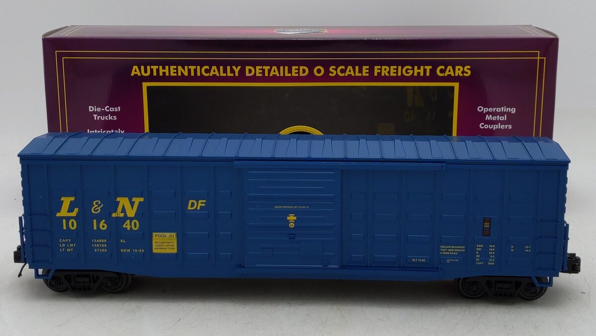 MTH 20-99373 O Louisville & Nashville Waffle Box Car #101640 EX/Box
