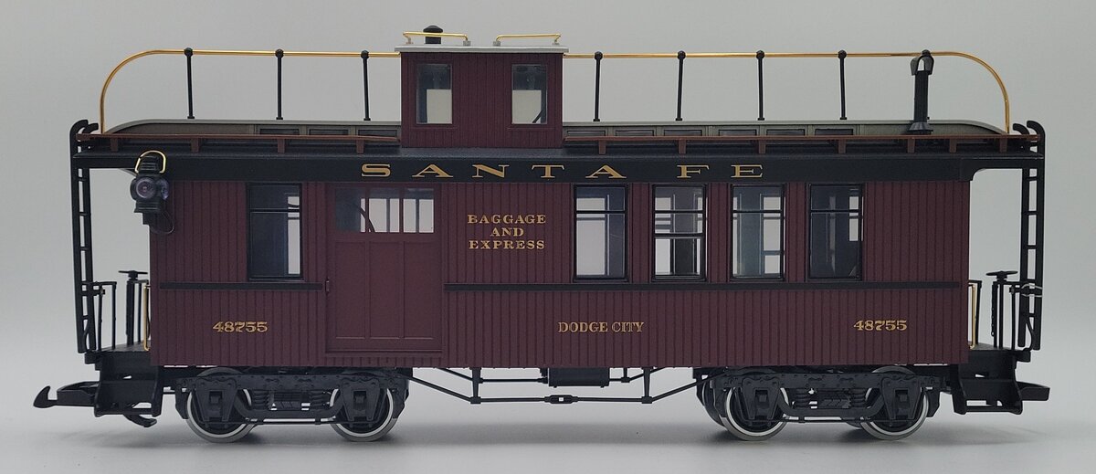 LGB 48755 Santa Fe REA Extended Vision Combine Car (Metal Wheels) EX/Box