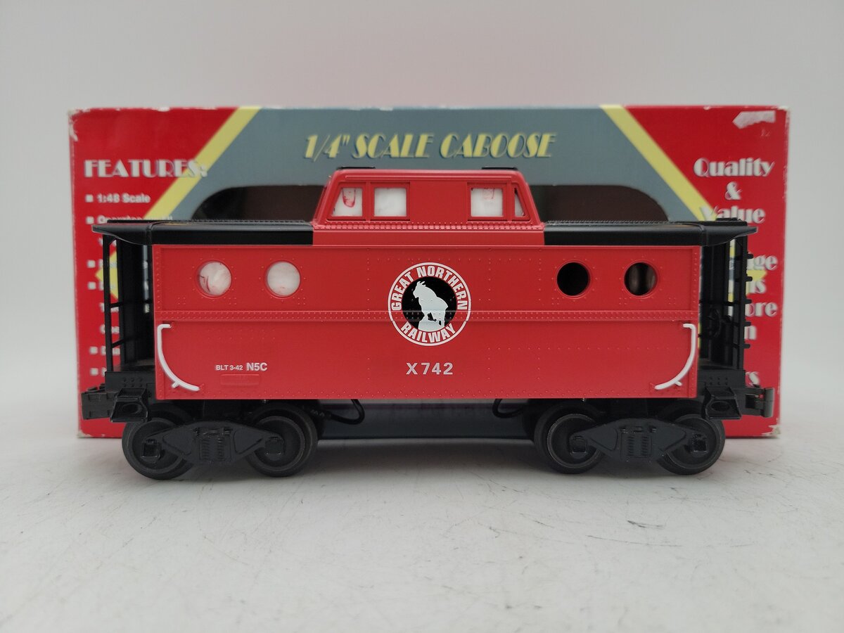 Williams CAB111 O Gauge Great Northern N5C Caboose #X742 EX/Box