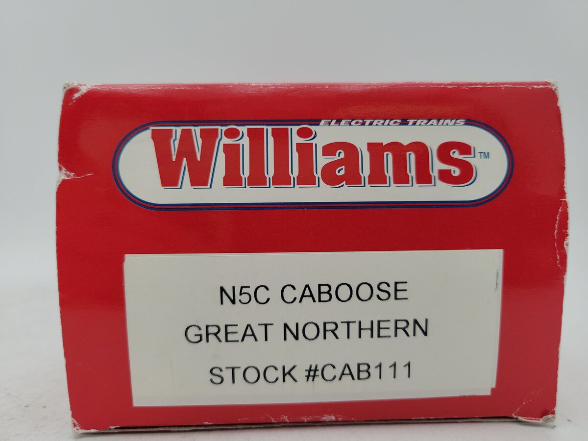 Williams CAB111 O Gauge Great Northern N5C Caboose #X742 EX/Box