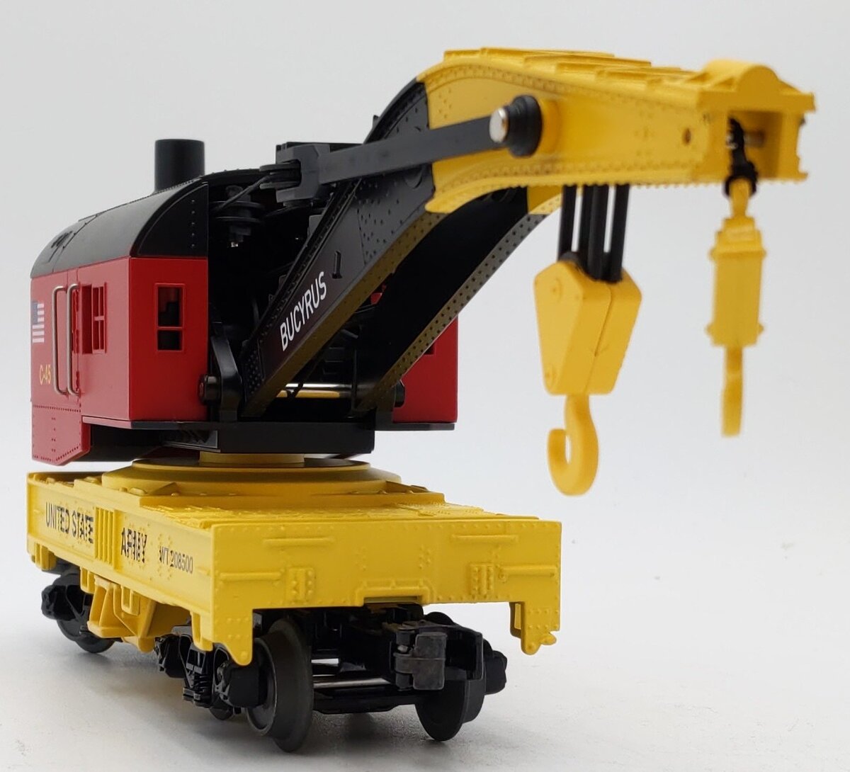 MTH 30-79707 O Gauge US Army Bucyrus Crane Car #C-45 LN/Box