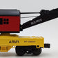MTH 30-79707 O Gauge US Army Bucyrus Crane Car #C-45 LN/Box