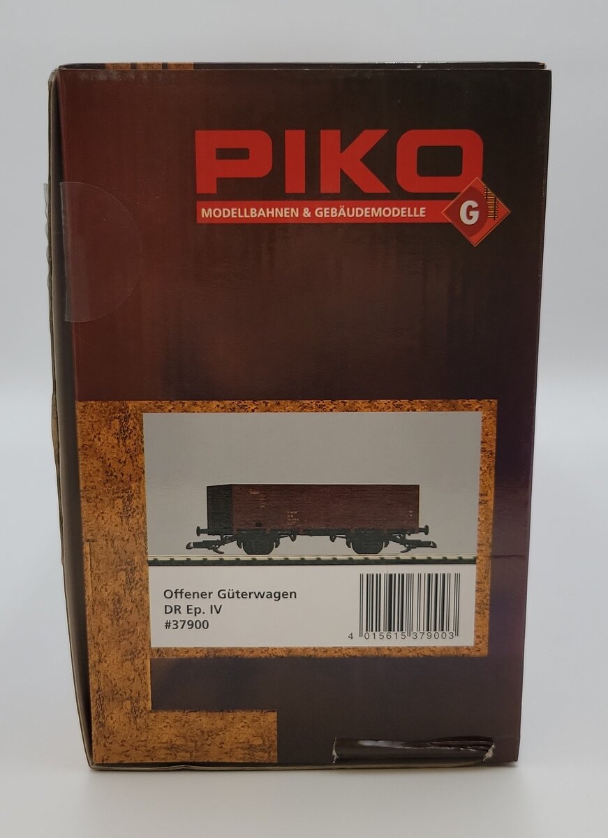 Piko 37900 G Scale Offener Guterwagen Gondola Car LN/Box