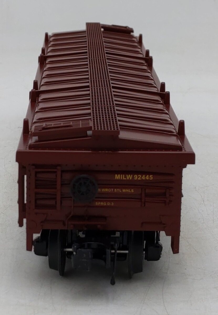 MTH 20-98045 O Gauge Milwaukee Road Gondola #92445 w/ Cover LN/Box