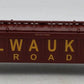 MTH 20-98045 O Gauge Milwaukee Road Gondola #92445 w/ Cover LN/Box