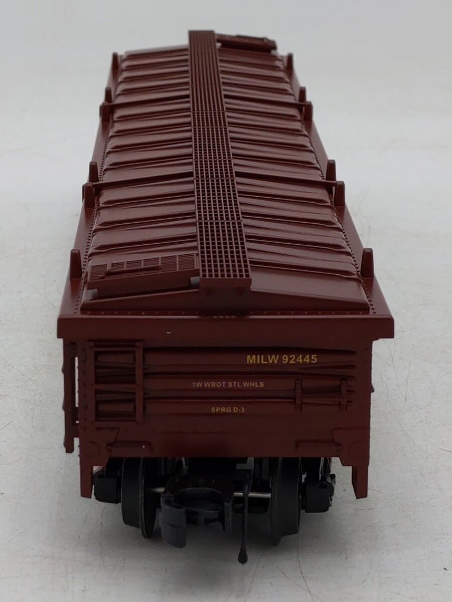 MTH 20-98045 O Gauge Milwaukee Road Gondola #92445 w/ Cover LN/Box