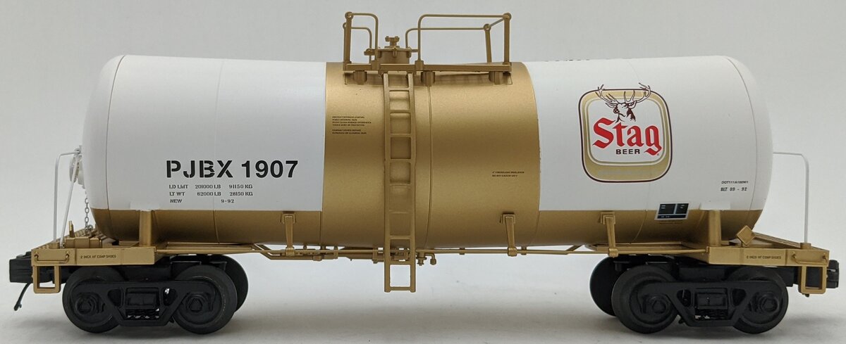 Atlas 3001759-1 O PJBX Stag Beer Premier Funnel Flow Tank Car #1907 EX/Box