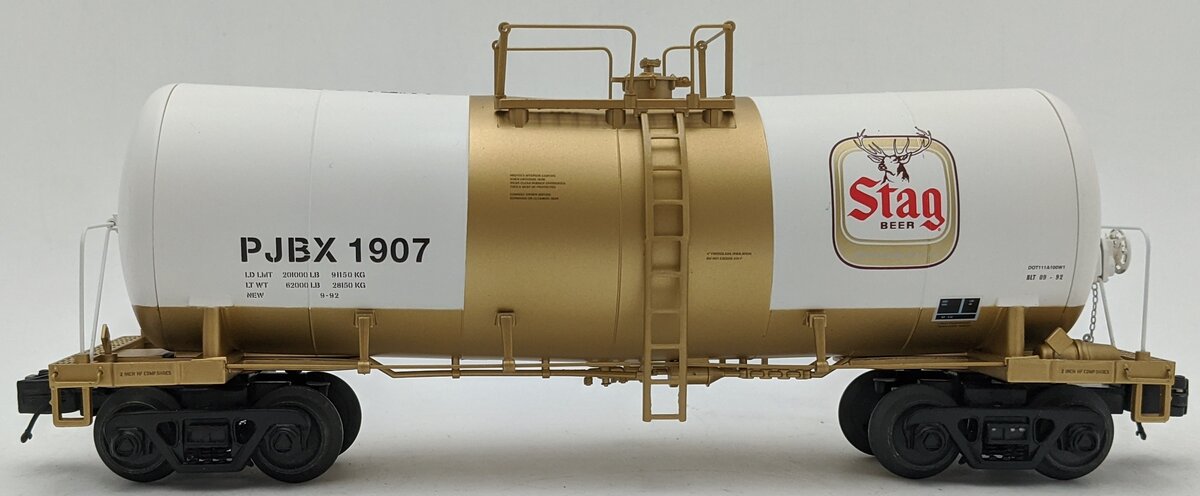 Atlas 3001759-1 O PJBX Stag Beer Premier Funnel Flow Tank Car #1907 EX/Box