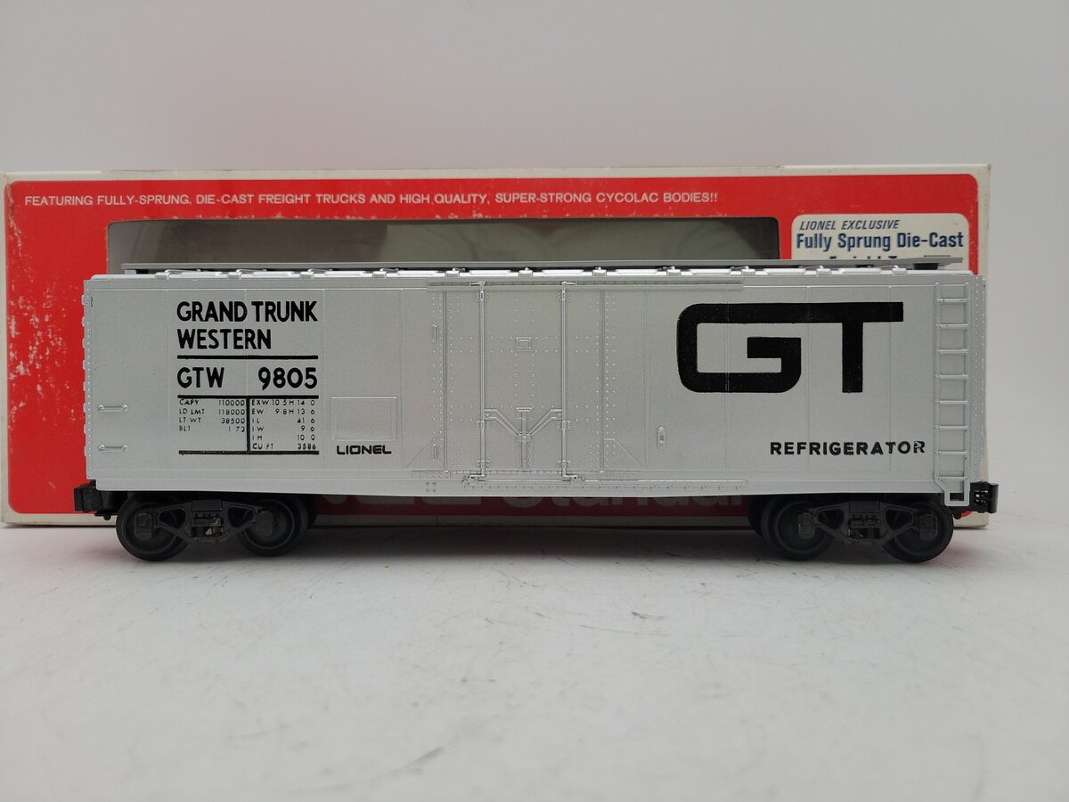 Lionel 6-9805 O Gauge Grand Trunk Reefer Car EX/Box