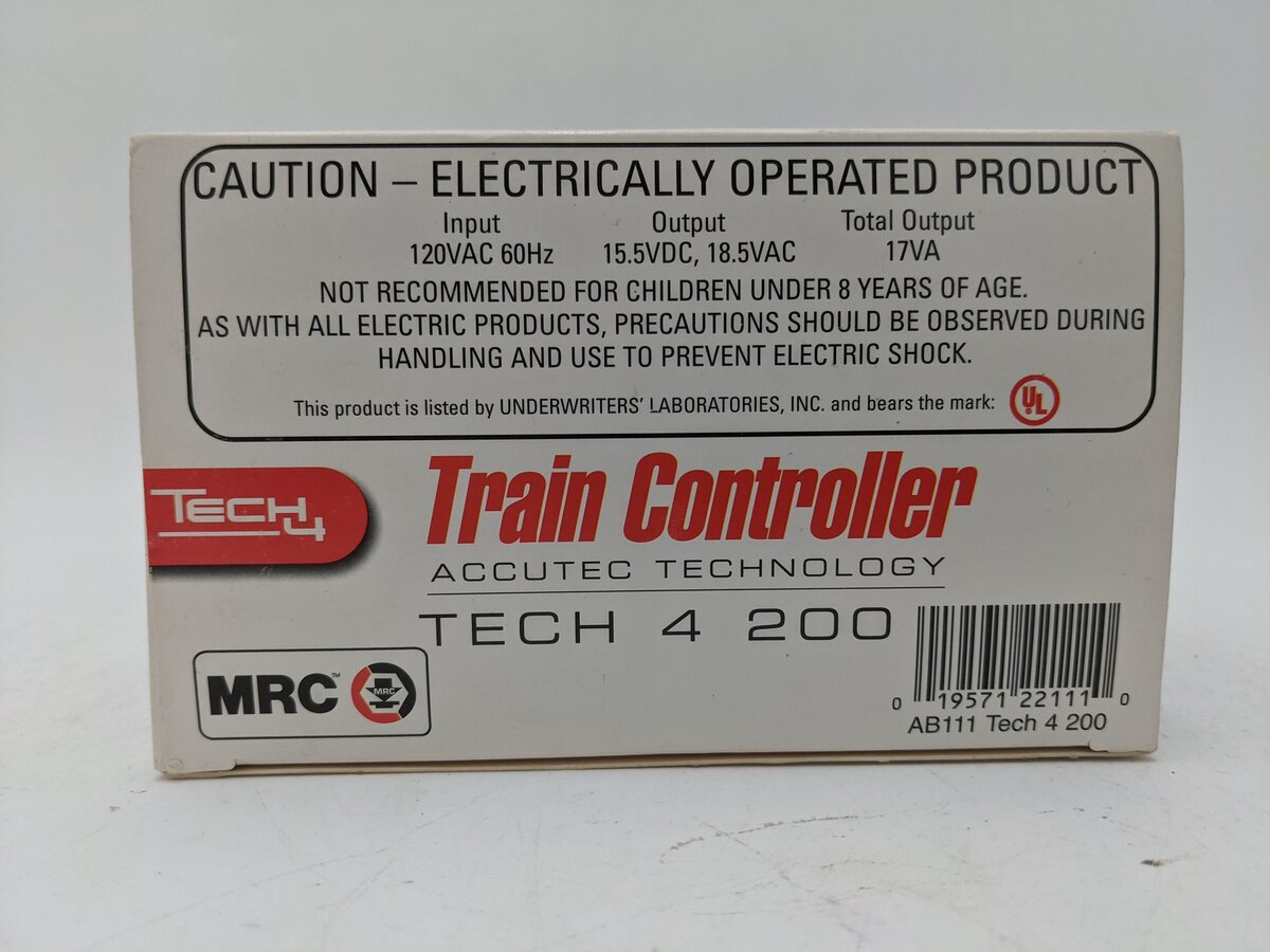 MRC 200 Tech 4 200 17VA Train Controller EX/Box