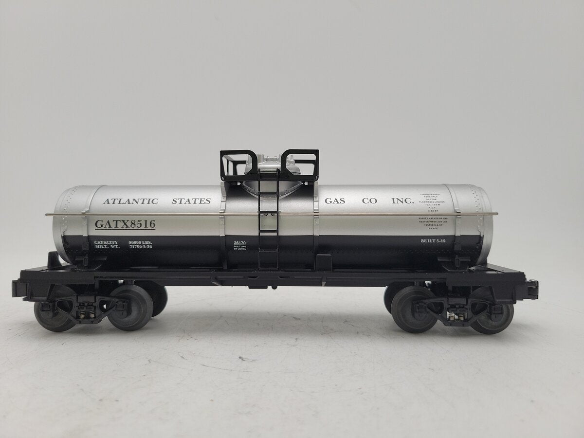 Lionel 6-26170 Atlantic States Gas Single Dome Tank Car EX