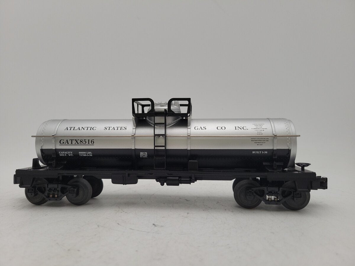 Lionel 6-26170 Atlantic States Gas Single Dome Tank Car EX