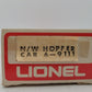 Lionel 6-9111 O Gauge Norfolk and Western 4-Bay Hopper #9111 EX/Box