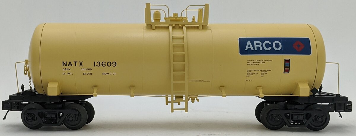 Atlas 3001875-2 O NATX Arco Tank Car #13609 LN/Box