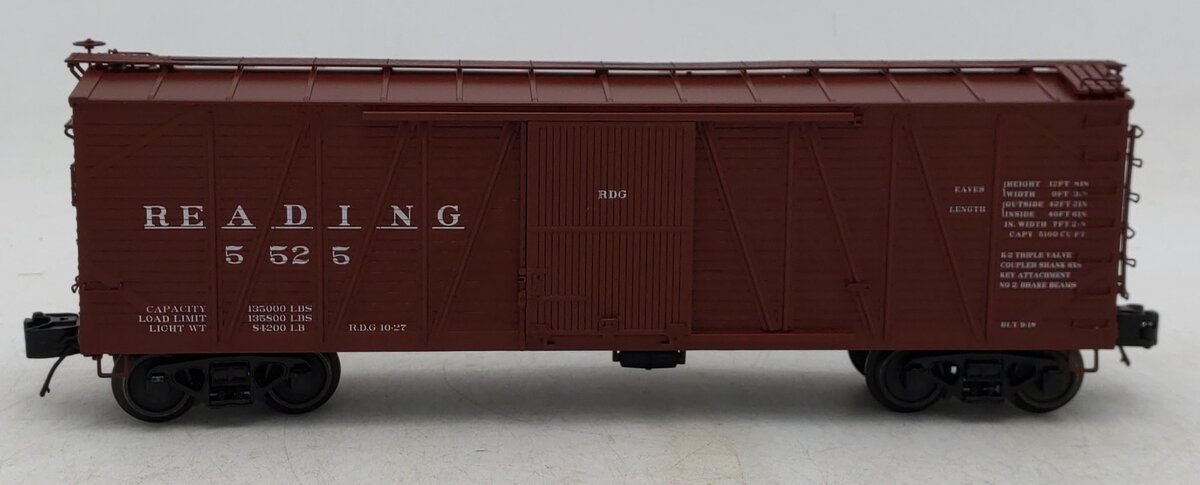 MTH 20-93956 O Reading 40' Single Sheathed Boxcar #5525 EX/Box