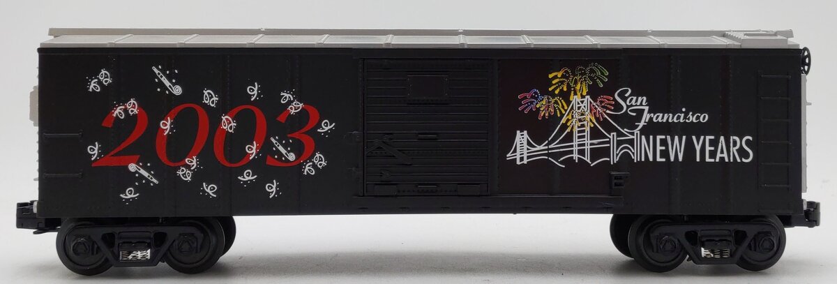 MTH  30-74045 O Gauge 2003 New Year's Box Car LN/Box