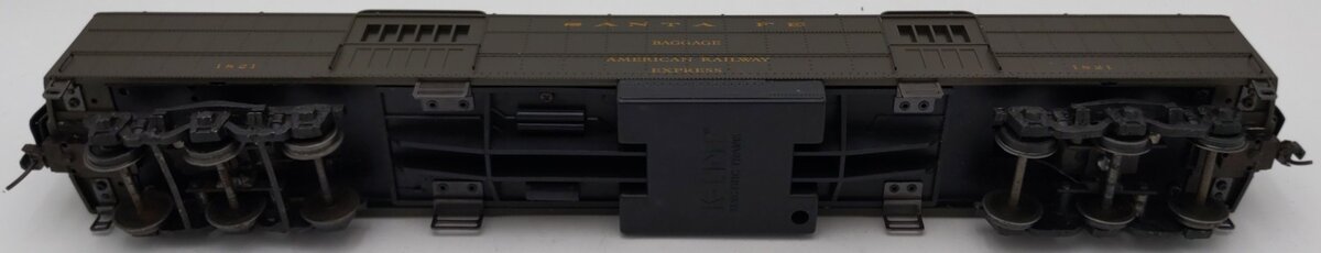 K-Line K1821 O SF "American Railway Express" 18" Heavyweight Baggage Car #1821 VG