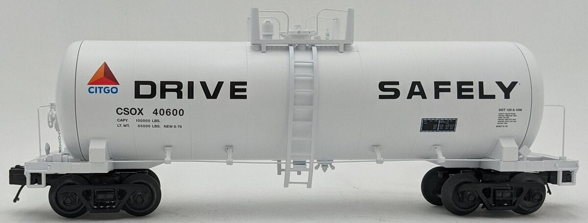 Atlas 3001873-1 O CSOX Citgo Drive Safely 40' Tank Car #40600 LN/Box